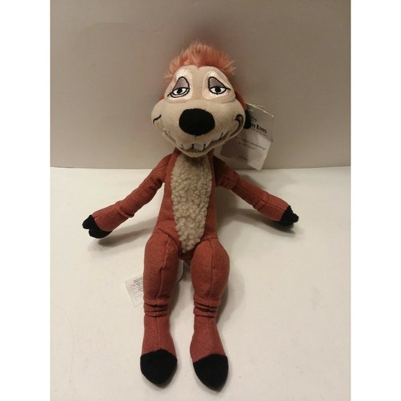 Disney The Lion King Musical Timon 11" Tall Beanbag Stuffed Animal Plush Doll - Picture 1 of 15